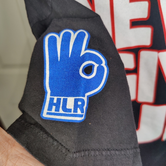 NEVER GIVE UP HLR Black JOHN CENA WWE Authentic T-shirt 2XL - Picture 4 of 6